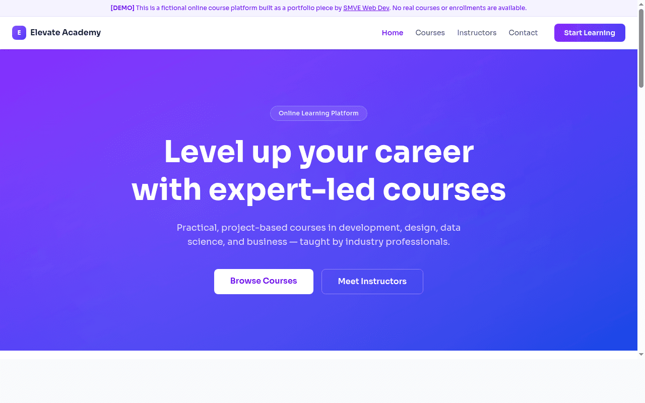 Elevate Academy screenshot