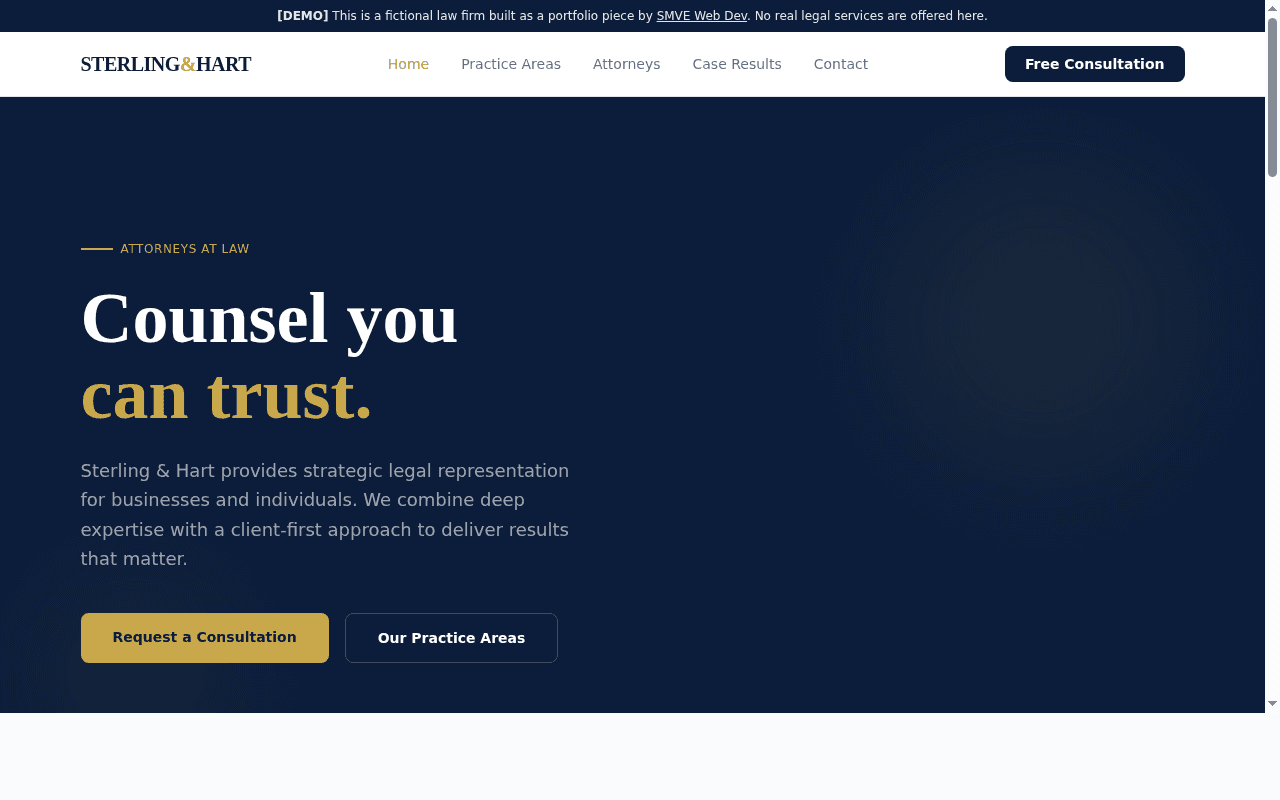 Sterling & Hart screenshot